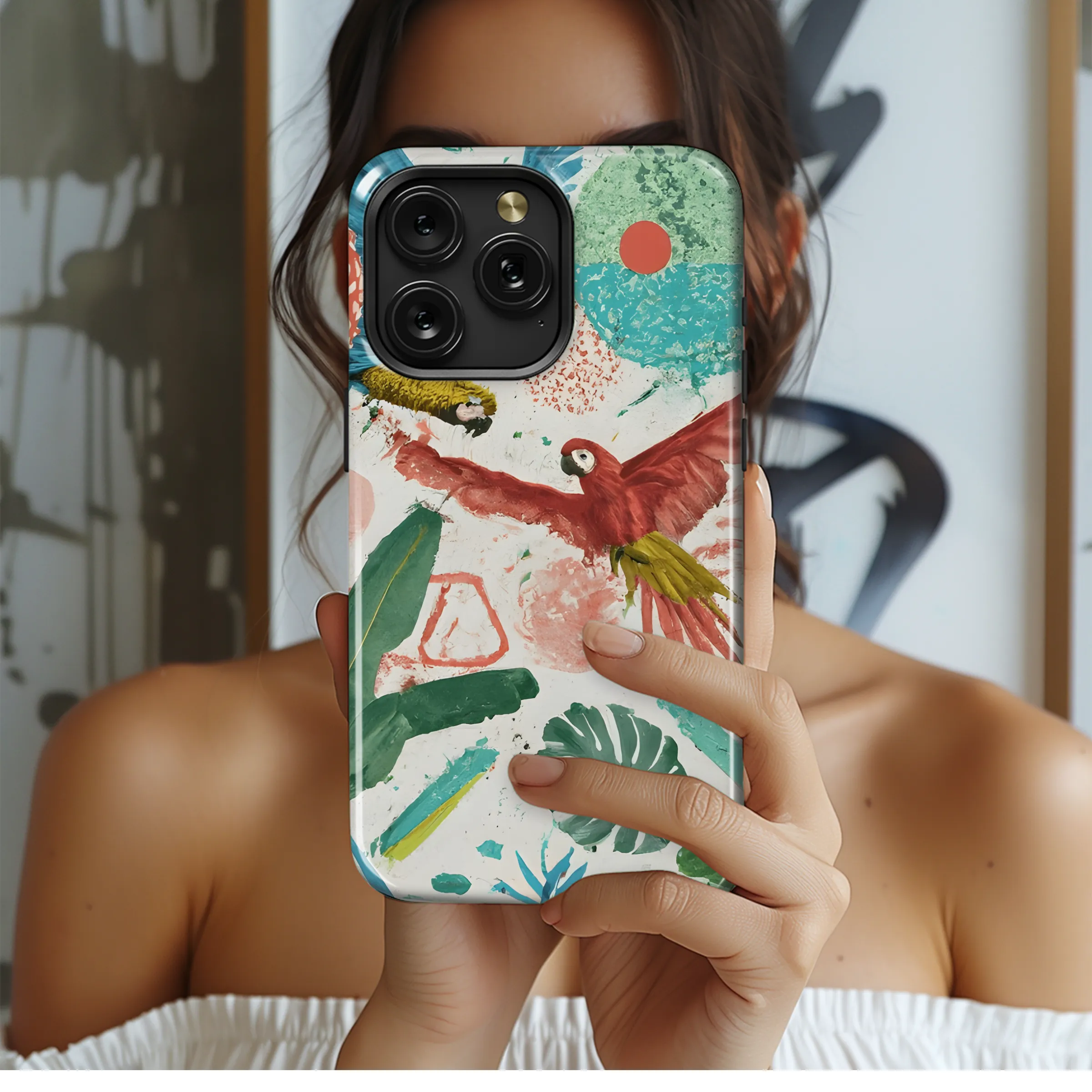 Tropical Chic Phone Case iPhone Samsung Cover Pixel 3572