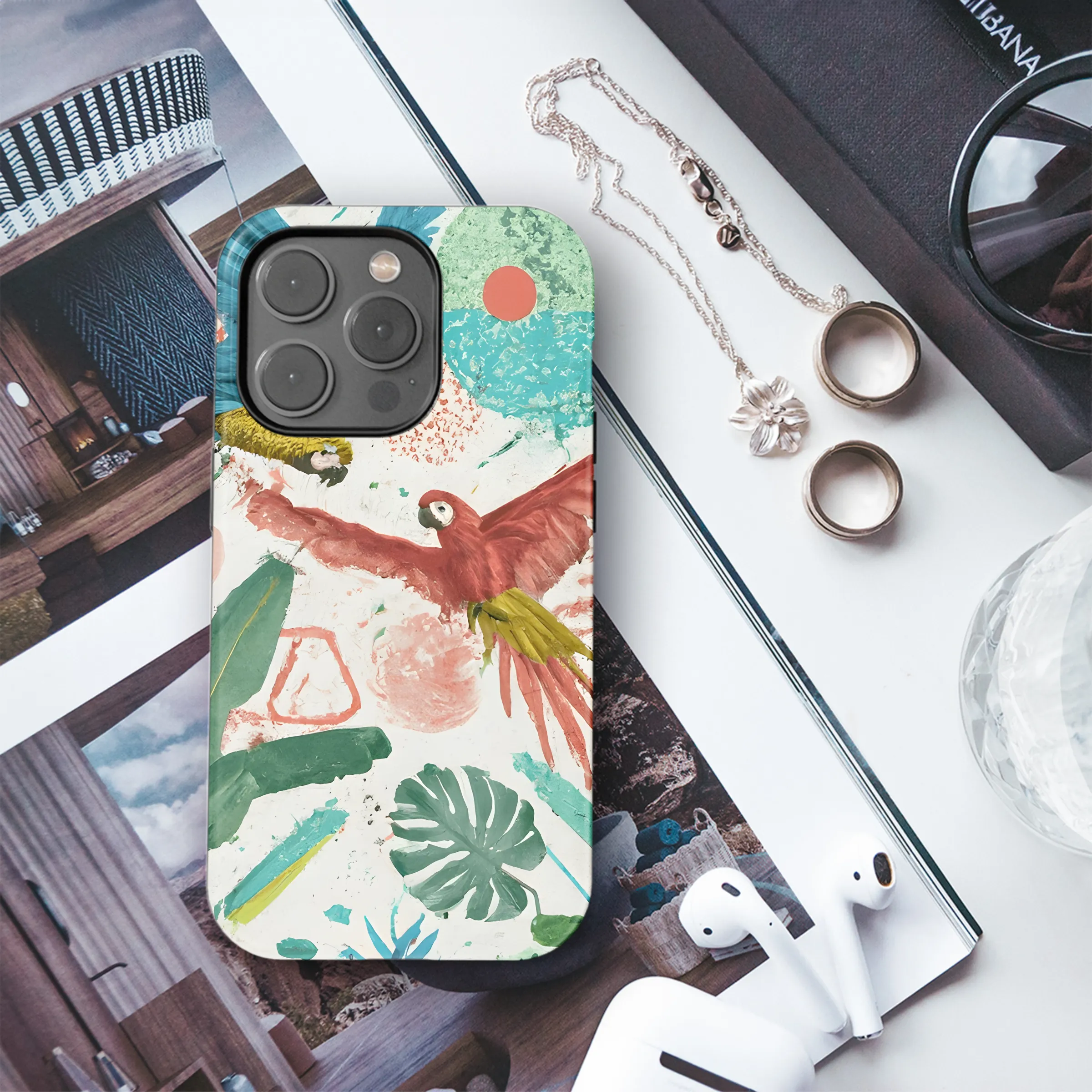 Tropical Chic Phone Case iPhone Samsung Cover Pixel 3572