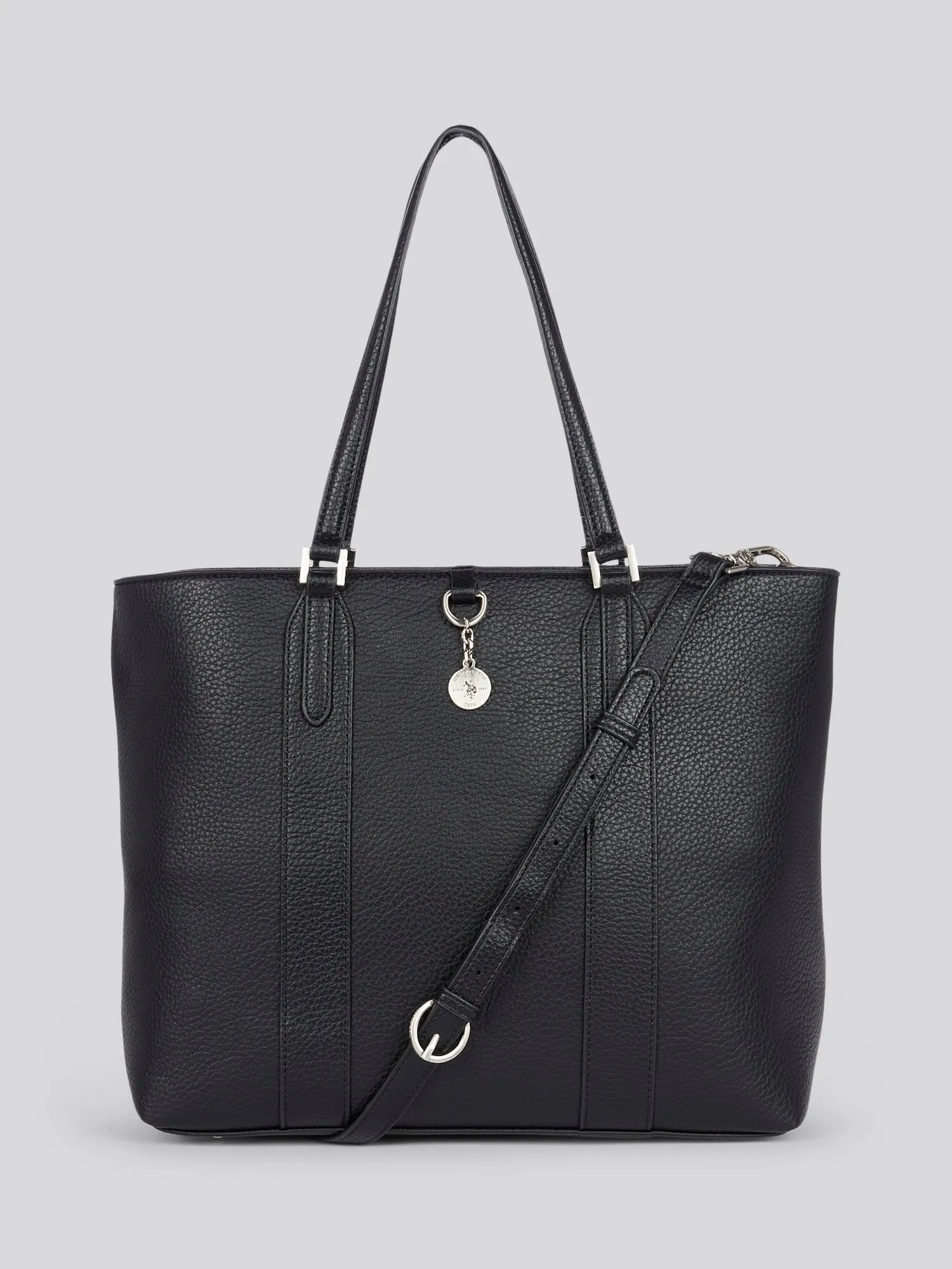 U.S. Polo Assn. Womens Breezy Shopping Bag in Black