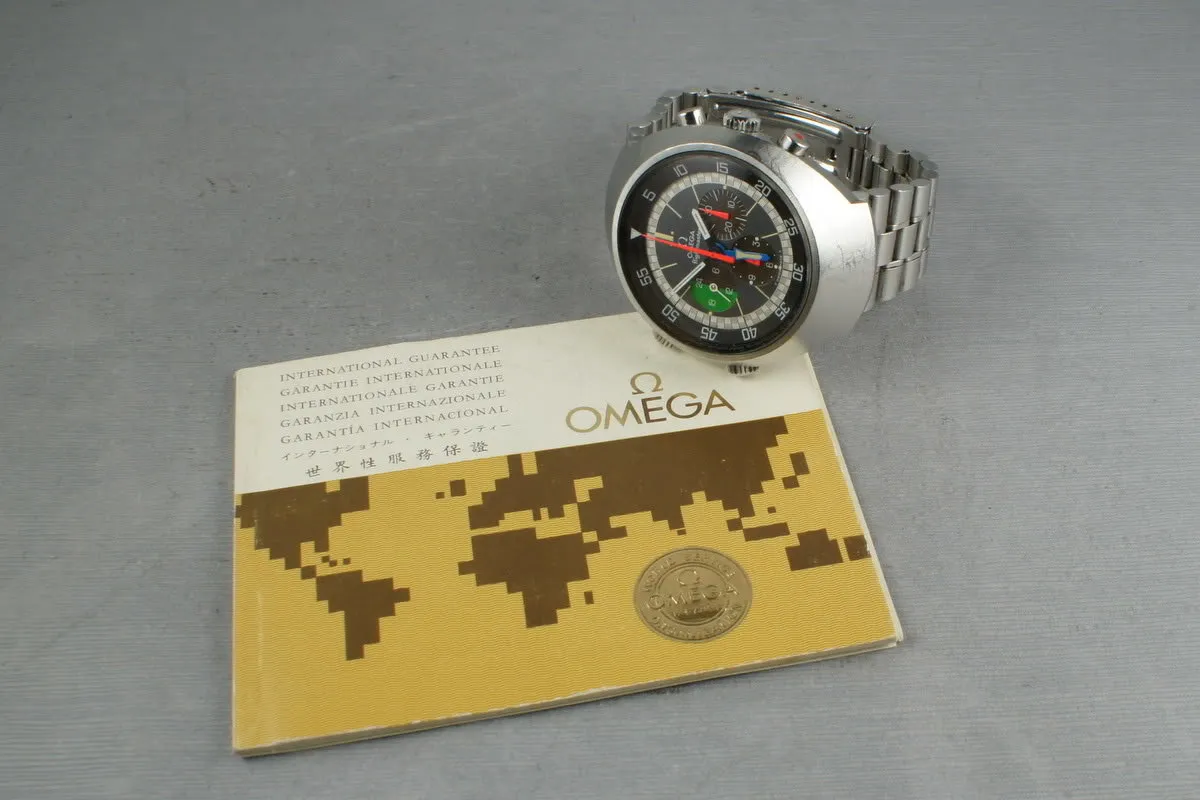 Vintage Omega Flightmaster C. 910 ST145.013 Tropical dial with Papers