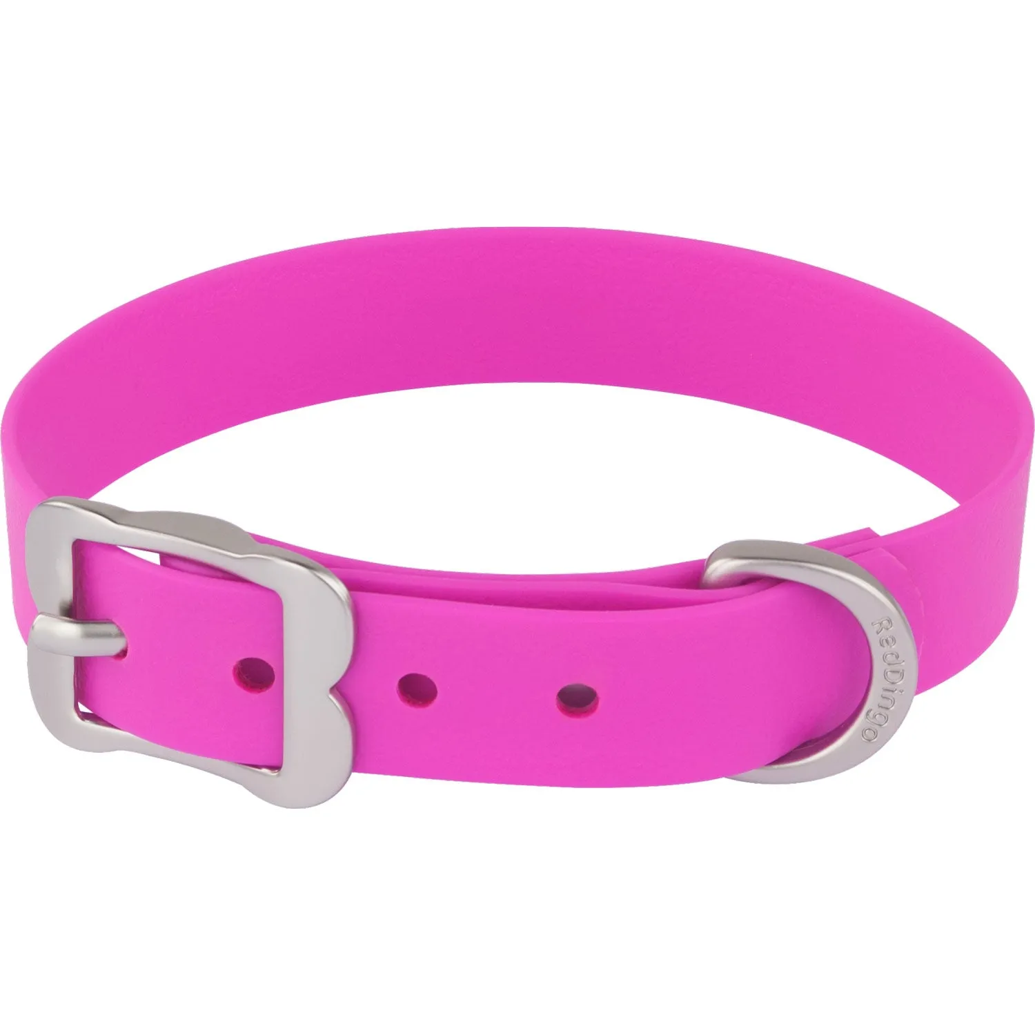 Vivid PVC Collar Hot Pink 12mm (1/2" Wide - 8-10" Length)