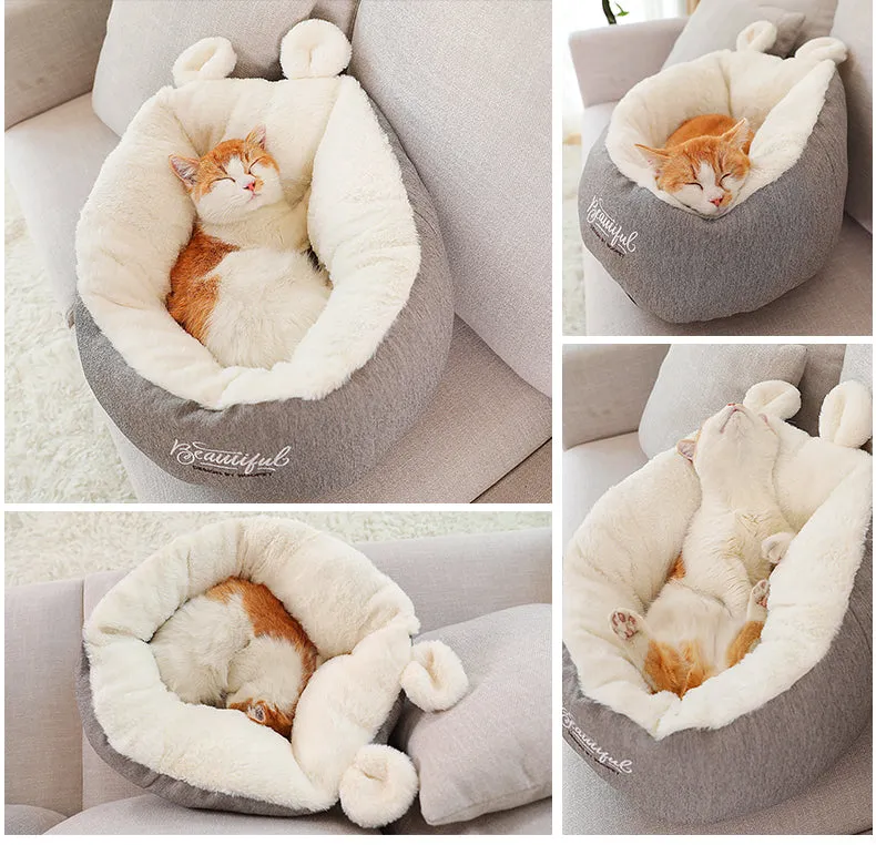 Warming Soft Pet Sleeping Bag Cushion Puppy Kennel