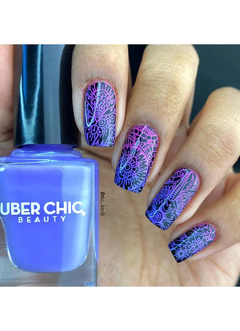 Whimsical By Nature 2 -  Uber Chic Stamping Plate