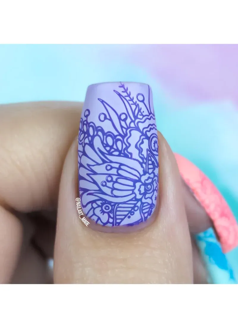 Whimsical By Nature 2 -  Uber Chic Stamping Plate