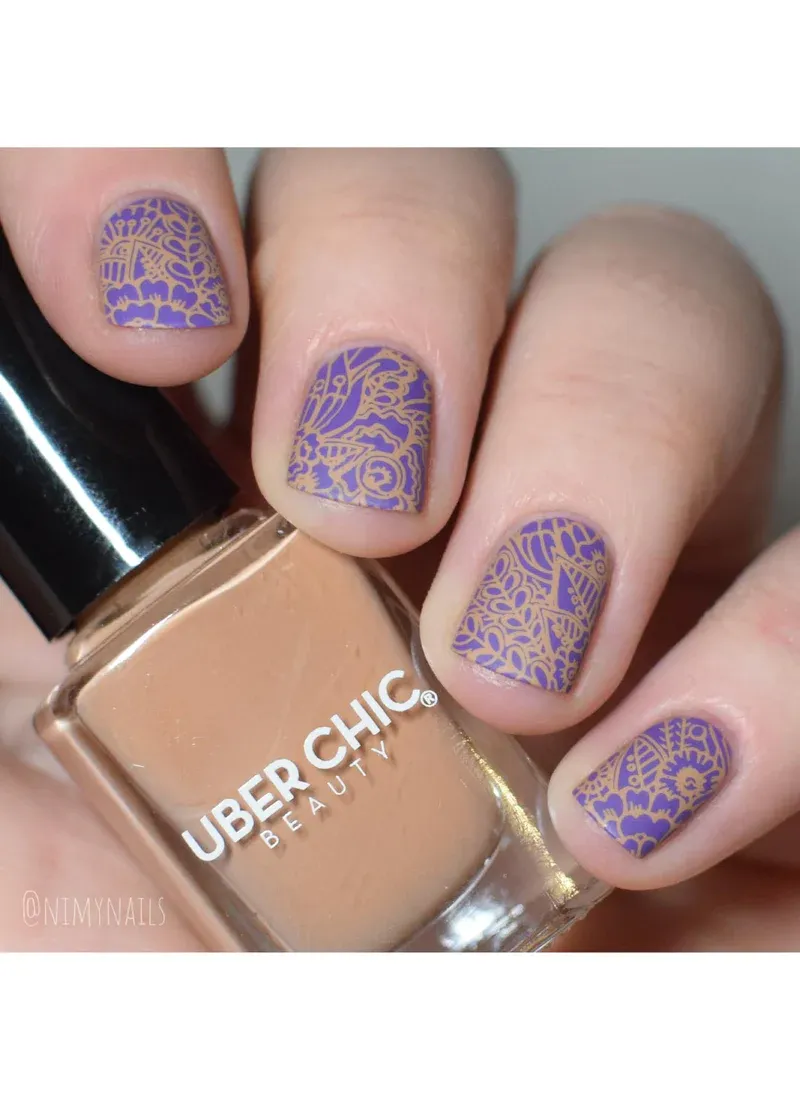 Whimsical By Nature 2 -  Uber Chic Stamping Plate