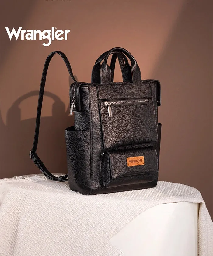 Wrangler Convertible Leather Backpack