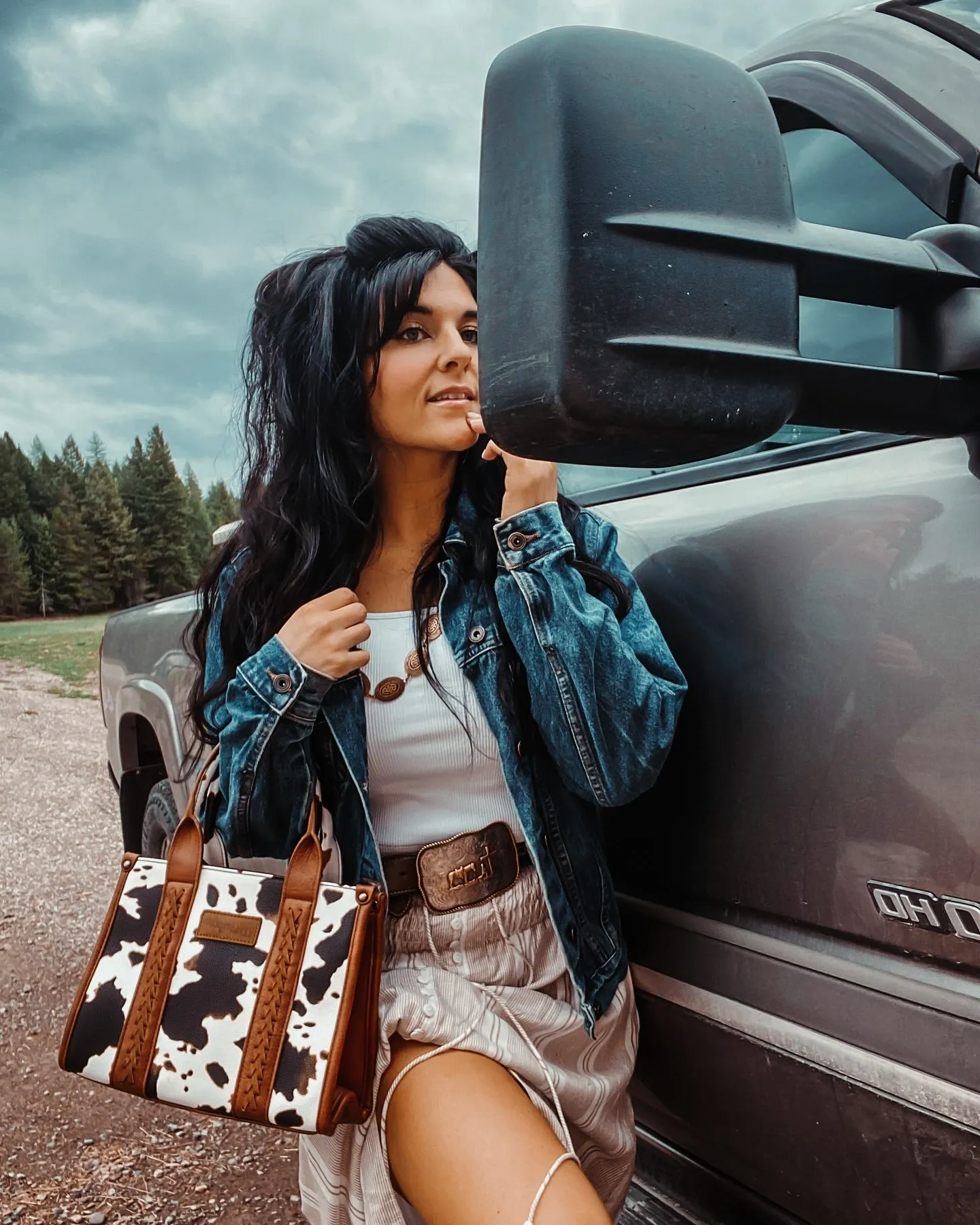 Wrangler Cow Print Concealed Carry Collection