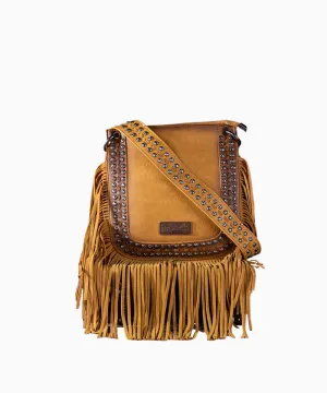 Wrangler Rivets Fringe Concealed Carry Crossbody Bag