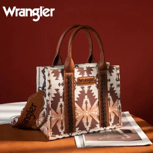 Wrangler Southwest Print Tote ~ Coffee