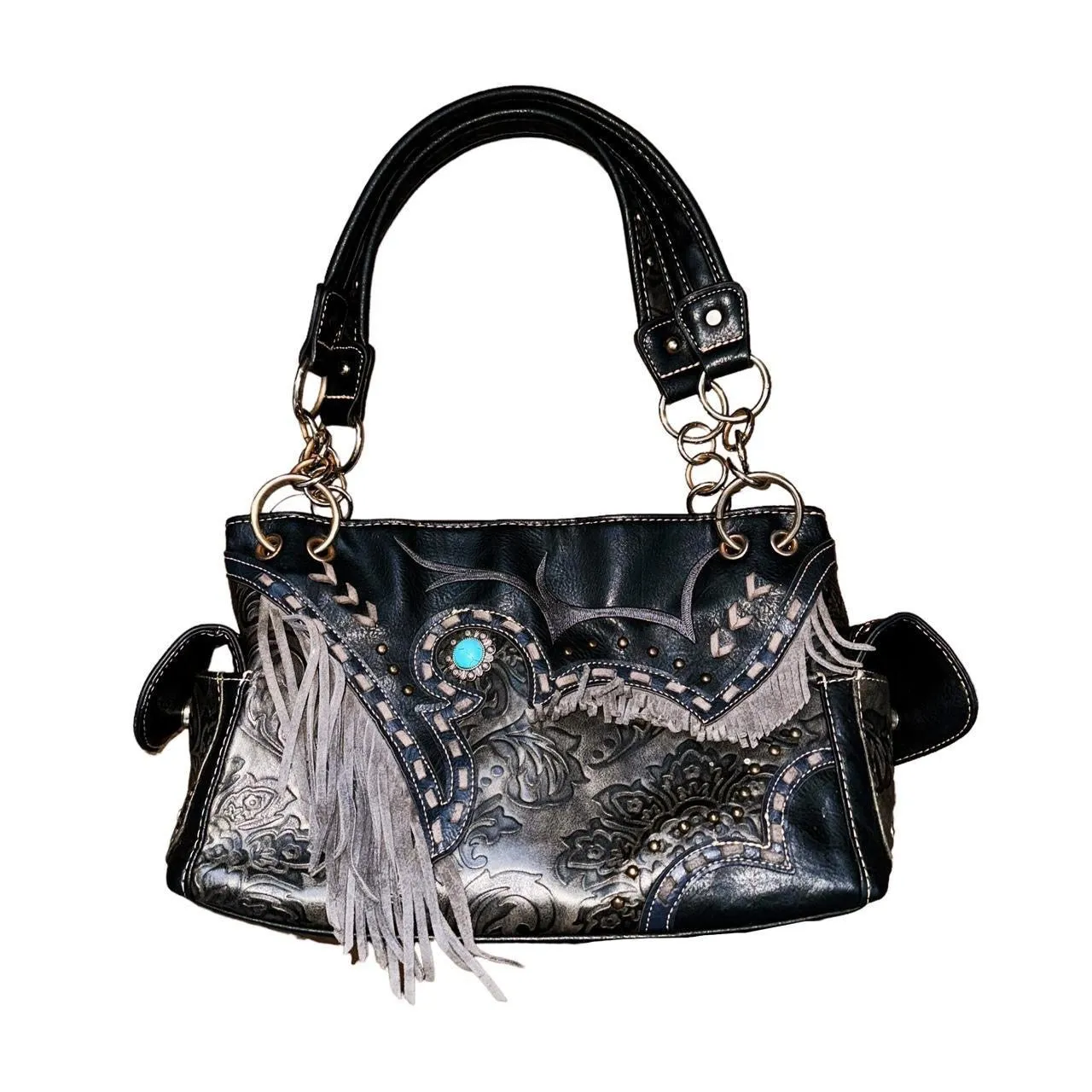 Y2K Western Fringe Shoulder Bag