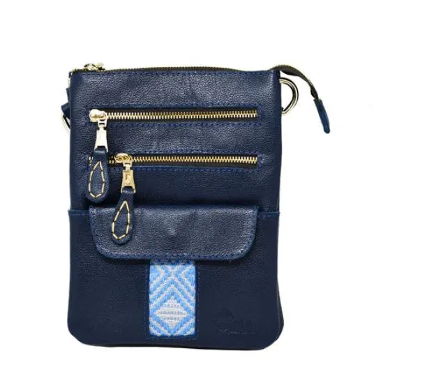 Zegeba Blue Crossbody Bag